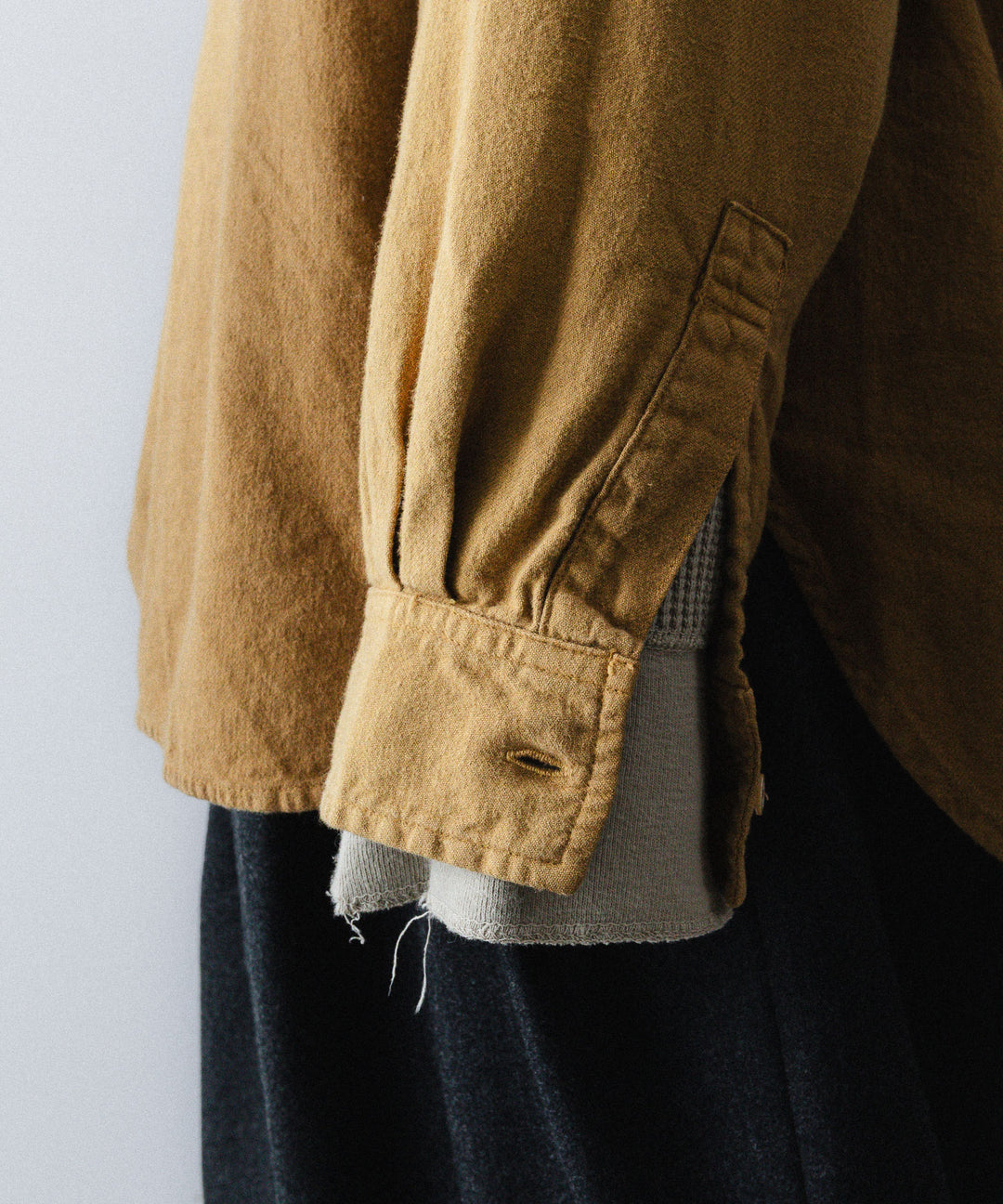 concause-コンコースのSKIPPER SHIRT(SOLID)のCAMEL公式通販サイトsession福岡セレクトショップ