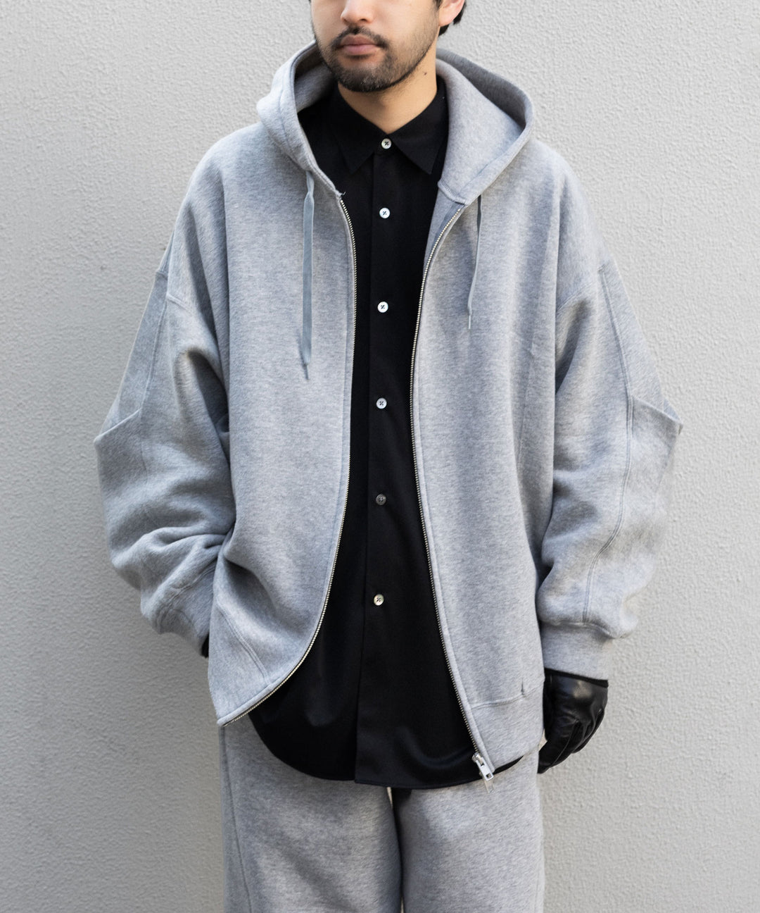 【KANEMASA PHIL.】カネマサフィルの46G MODEST L/S SHIRT - BLACKの公式通販サイトsession福岡セレクトショップ