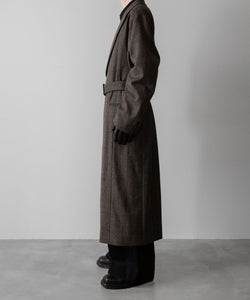 ssstein(シュタイン)の24AWコレクション OVERSIZED MAXI-LENGTH PEAKED LAPEL COAT - GLEN CHECK 公式通販サイトsession福岡セレクトショップ