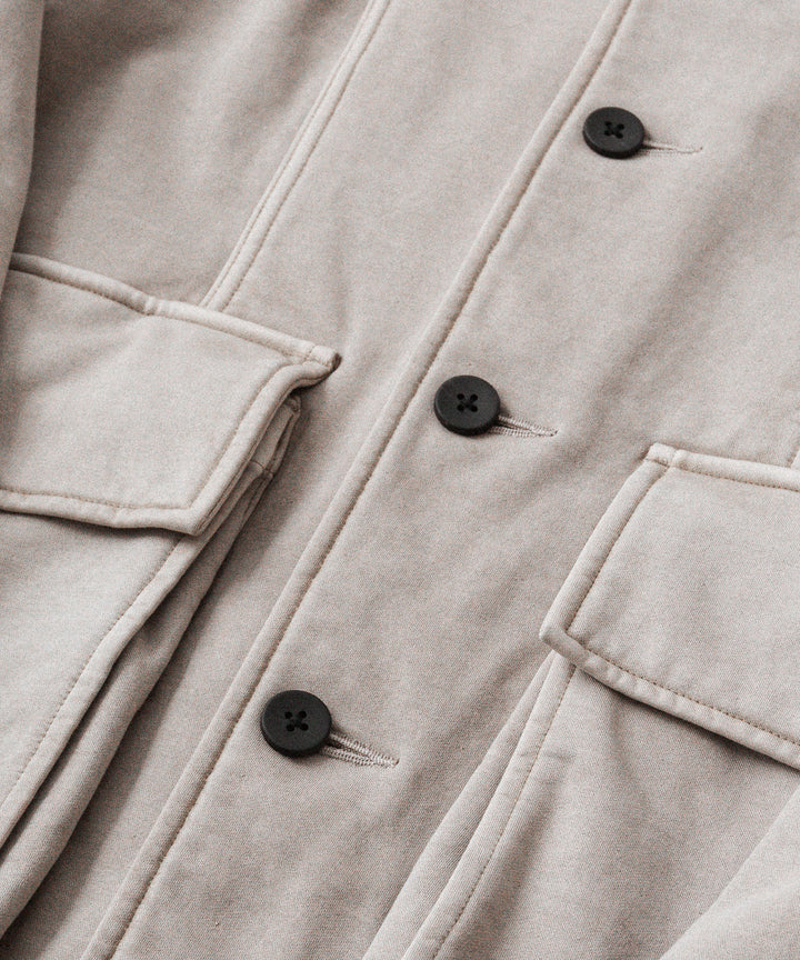 KANEMASA PHIL. カネマサフフィル36G FINE SWEAT WORK JACKETのBEIGE KHAKI PIGMENT公式通販サイトsession福岡セレクトショップ
