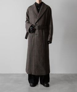 ssstein(シュタイン)の24AWコレクション OVERSIZED MAXI-LENGTH PEAKED LAPEL COAT - GLEN CHECK 公式通販サイトsession福岡セレクトショップ