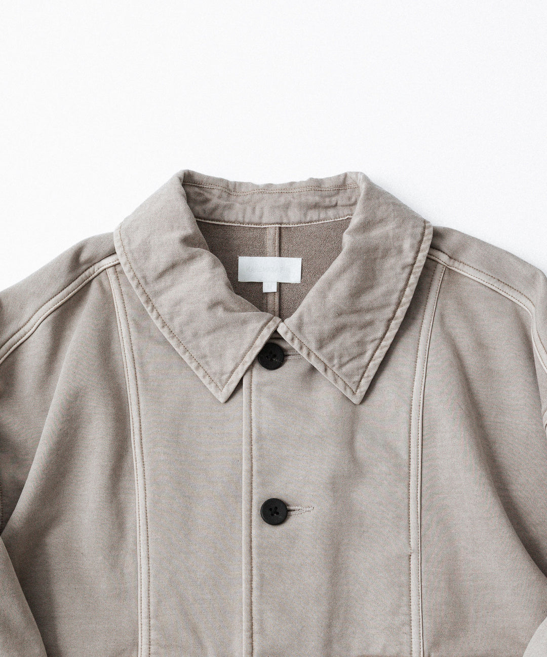 KANEMASA PHIL. カネマサフフィル36G FINE SWEAT WORK JACKETのBEIGE KHAKI PIGMENT公式通販サイトsession福岡セレクトショップ