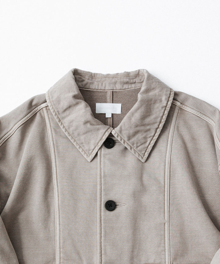 KANEMASA PHIL. カネマサフフィル36G FINE SWEAT WORK JACKETのBEIGE KHAKI PIGMENT公式通販サイトsession福岡セレクトショップ