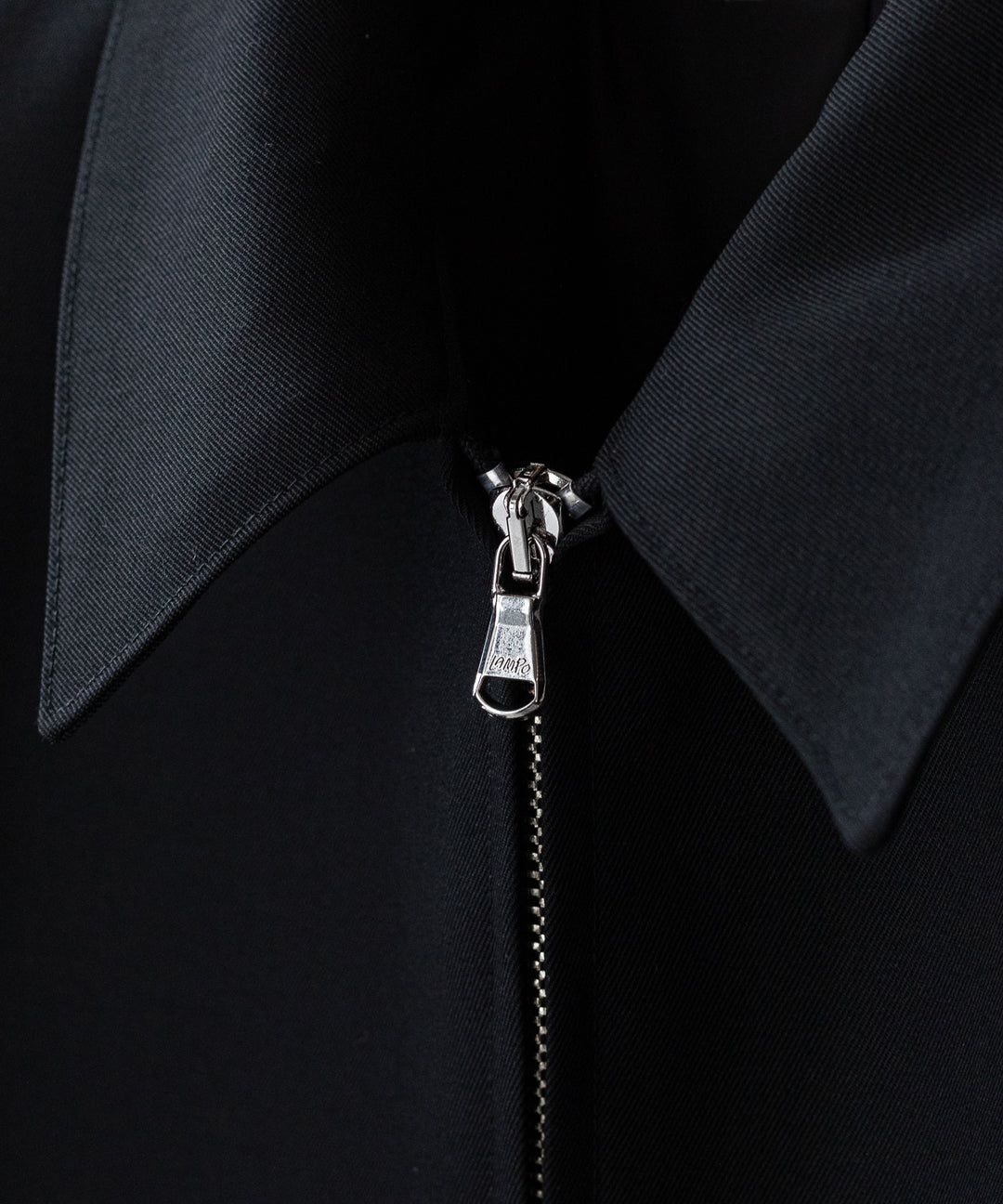 INTÉRIM インテリム 23AW PURE BLACK WOOL HARRINGTON JACKET - BLACK sessionセッション福岡セレクトショップ 公式通販サイト