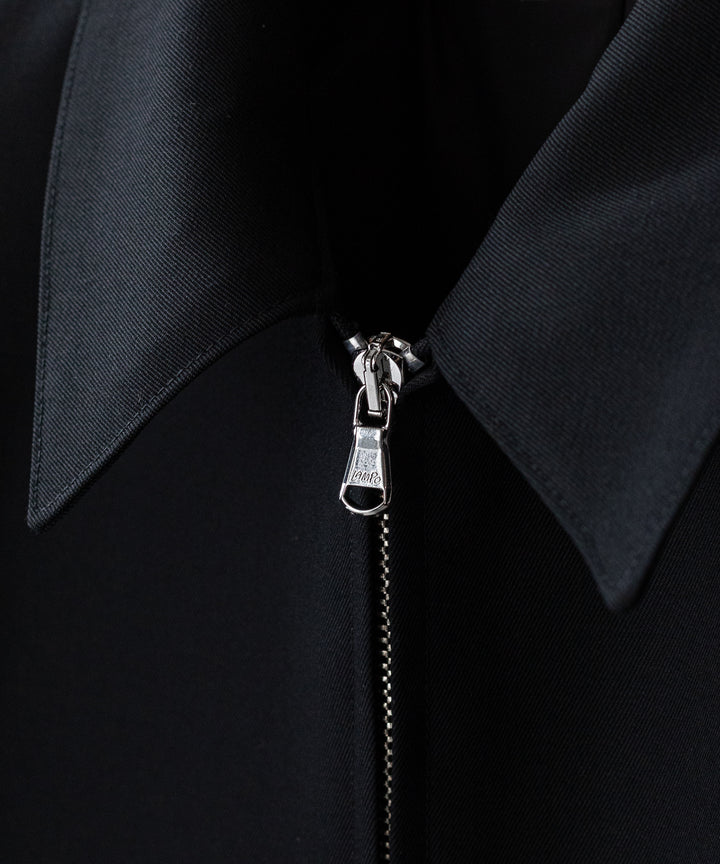 INTÉRIM インテリム 23AW PURE BLACK WOOL HARRINGTON JACKET - BLACK sessionセッション福岡セレクトショップ 公式通販サイト