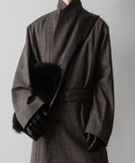 画像をギャラリービューアに読み込む, ssstein(シュタイン)の24AWコレクション OVERSIZED MAXI-LENGTH PEAKED LAPEL COAT - GLEN CHECK 公式通販サイトsession福岡セレクトショップ
