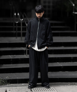 KANEMASA PHIL.】36G NEEDLE PUNCH PIPING BLOUSON - BLACK | 公式通販
