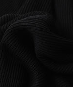 画像をギャラリービューアに読み込む, INTÉRIM - インテリムのWOOL SILK CASHMERE DEAD STOCK YARN DOUBLE RIB HALF ZIP KNITのBLACK公式通販サイトsession福岡セレクトショップ
