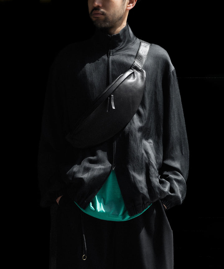 ssstein(シュタイン)のVIS/LI BRIGHT TWILL SHIRRED LIGHT ZIP JACKET - DARK CHARCOALの公式通販サイトsession福岡セレクトショップ