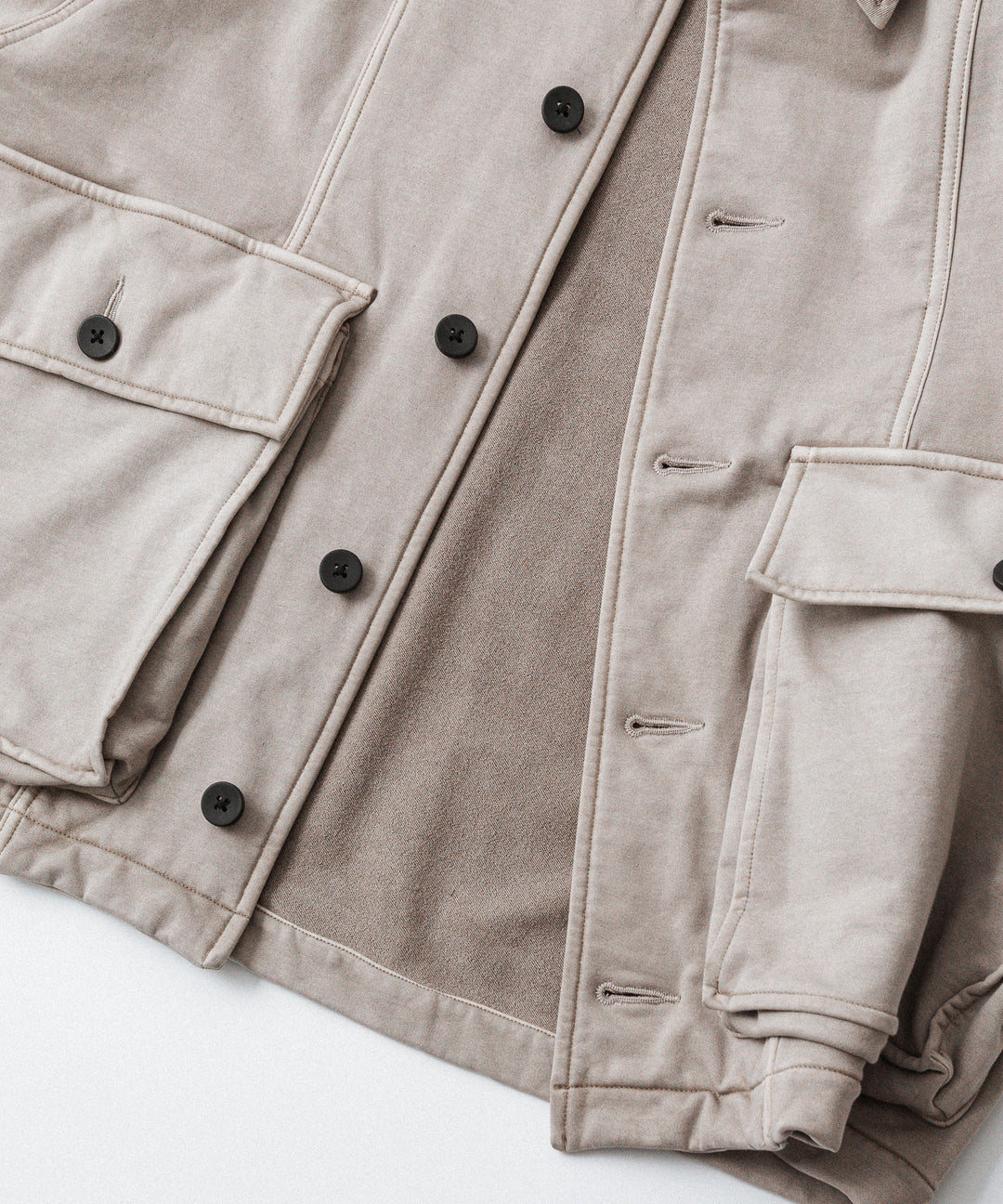 KANEMASA PHIL. カネマサフフィル36G FINE SWEAT WORK JACKETのBEIGE KHAKI PIGMENT公式通販サイトsession福岡セレクトショップ
