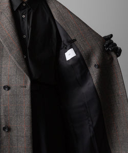 ssstein(シュタイン)の24AWコレクション OVERSIZED MAXI-LENGTH PEAKED LAPEL COAT - GLEN CHECK 公式通販サイトsession福岡セレクトショップ