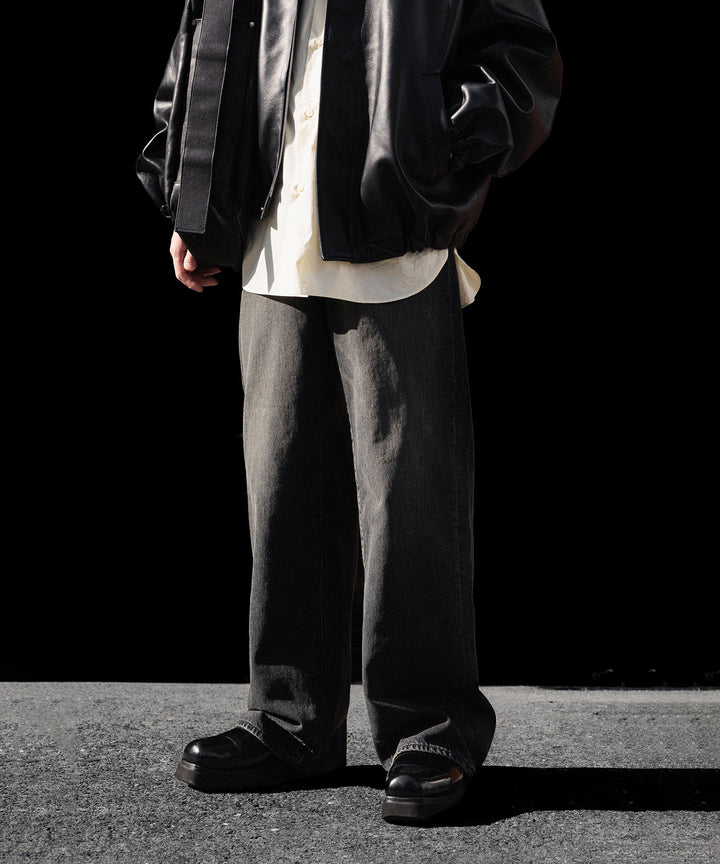 ssstein(シュタイン)のWIDE DENIM JEANS - BLACKの公式通販サイトsession福岡セレクトショップ