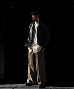 画像をギャラリービューアに読み込む, ANTHEM A アンセムエーのCOW LEATHER UNEVEN JACKETのBLACK 公式通販サイトsession福岡セレクトショップ
