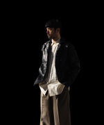 画像をギャラリービューアに読み込む, ANTHEM A アンセムエーのCOW LEATHER UNEVEN JACKETのBLACK 公式通販サイトsession福岡セレクトショップ
