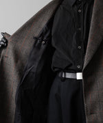 画像をギャラリービューアに読み込む, ssstein(シュタイン)の24AWコレクション OVERSIZED MAXI-LENGTH PEAKED LAPEL COAT - GLEN CHECK 公式通販サイトsession福岡セレクトショップ
