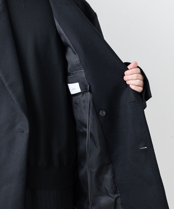 stein(シュタイン)の23AWコレクションEXTRA OVERSIZED DOUBLE BREASTED JACKETのBLACK