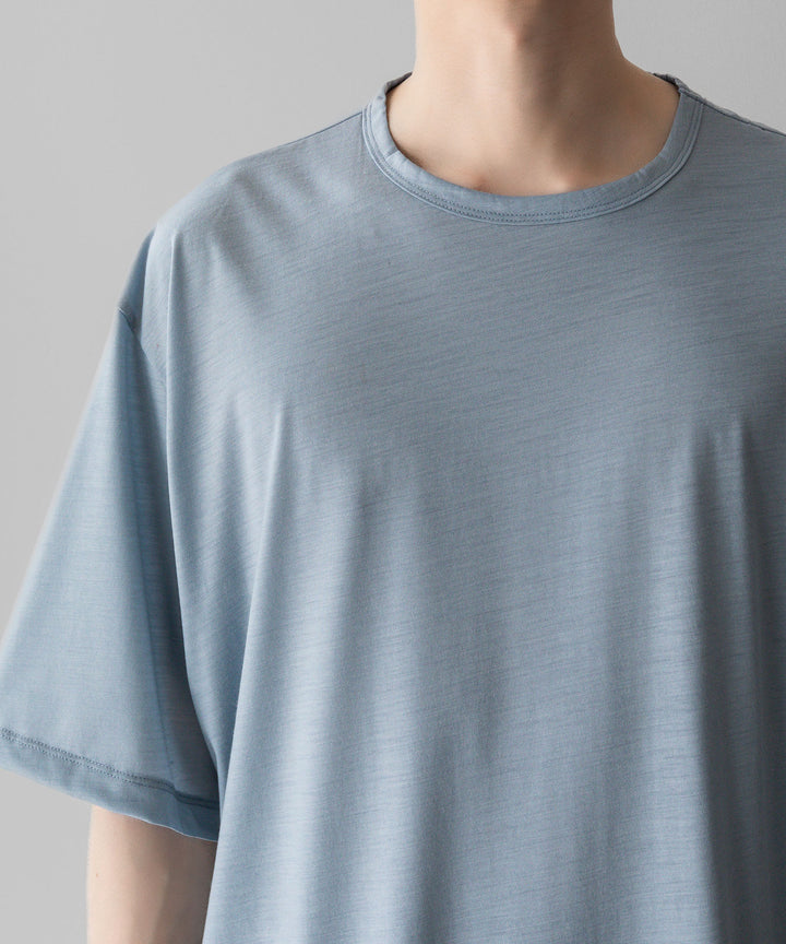 【KANEMASA PHIL.】カネマサフィル 36G WOOL SILKY TEEのBLUE GRAYの公式通販サイトsession福岡セレクトショップ