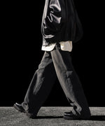 画像をギャラリービューアに読み込む, ssstein(シュタイン)のWIDE DENIM JEANS - BLACKの公式通販サイトsession福岡セレクトショップ
