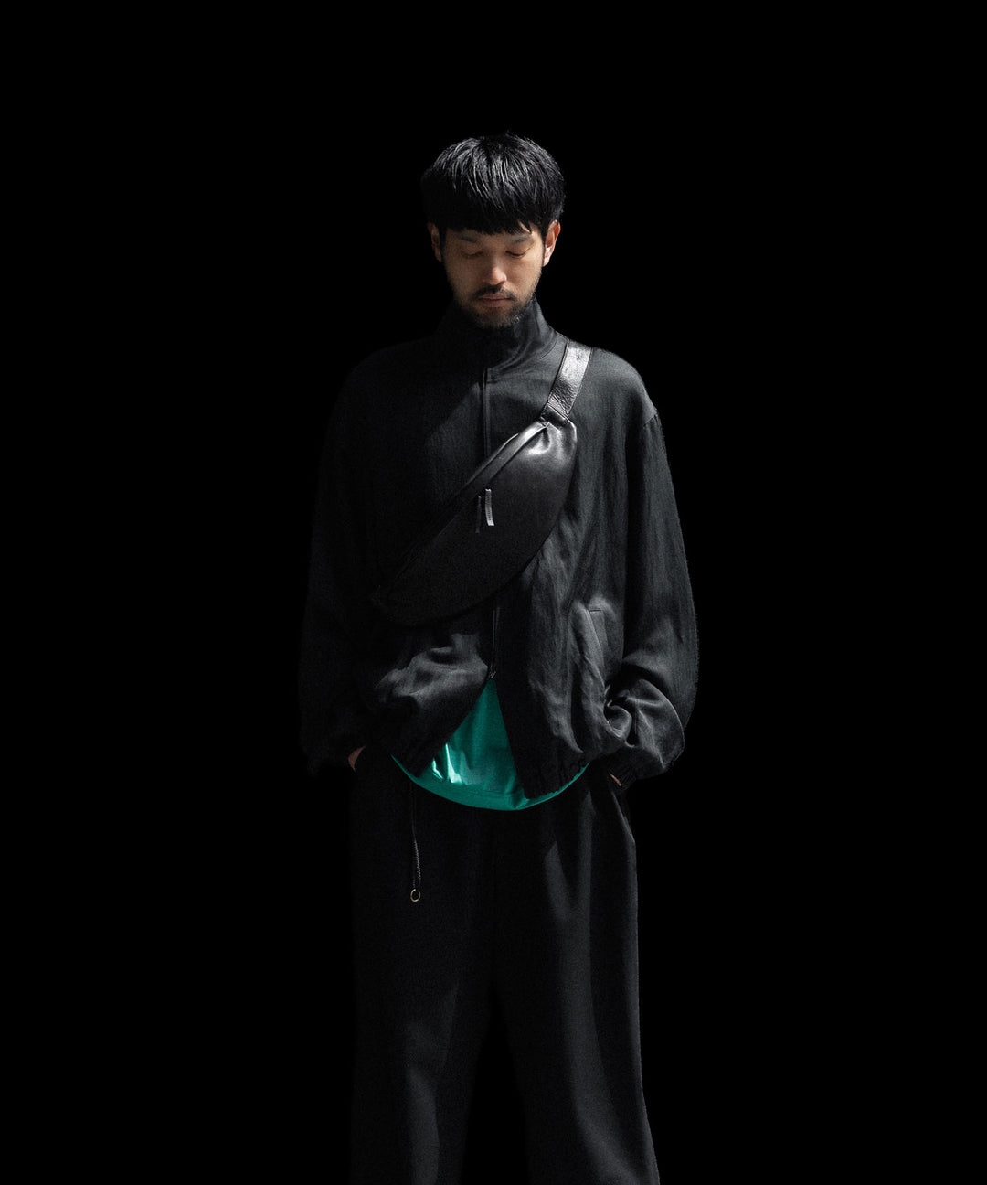 ssstein(シュタイン)のVIS/LI BRIGHT TWILL SHIRRED LIGHT ZIP JACKET - DARK CHARCOALの公式通販サイトsession福岡セレクトショップ