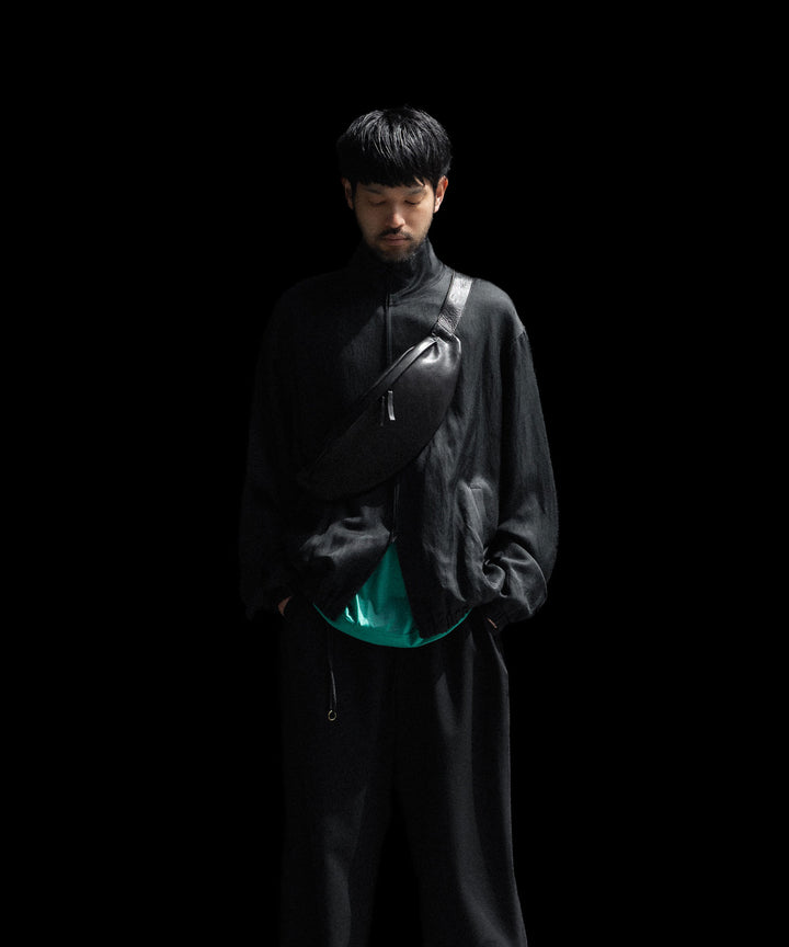 ssstein(シュタイン)のVIS/LI BRIGHT TWILL SHIRRED LIGHT ZIP JACKET - DARK CHARCOALの公式通販サイトsession福岡セレクトショップ