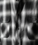 画像をギャラリービューアに読み込む, SUBLATIONS サブレーションズOMBRE CHECK RELAX FIT SHIRTのBLACK 公式通販サイトsession福岡セレクトショップ
