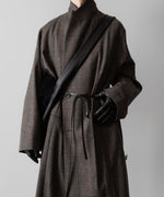 画像をギャラリービューアに読み込む, ssstein(シュタイン)の24AWコレクション OVERSIZED MAXI-LENGTH PEAKED LAPEL COAT - GLEN CHECK 公式通販サイトsession福岡セレクトショップ
