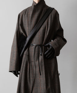 ssstein(シュタイン)の24AWコレクション OVERSIZED MAXI-LENGTH PEAKED LAPEL COAT - GLEN CHECK 公式通販サイトsession福岡セレクトショップ