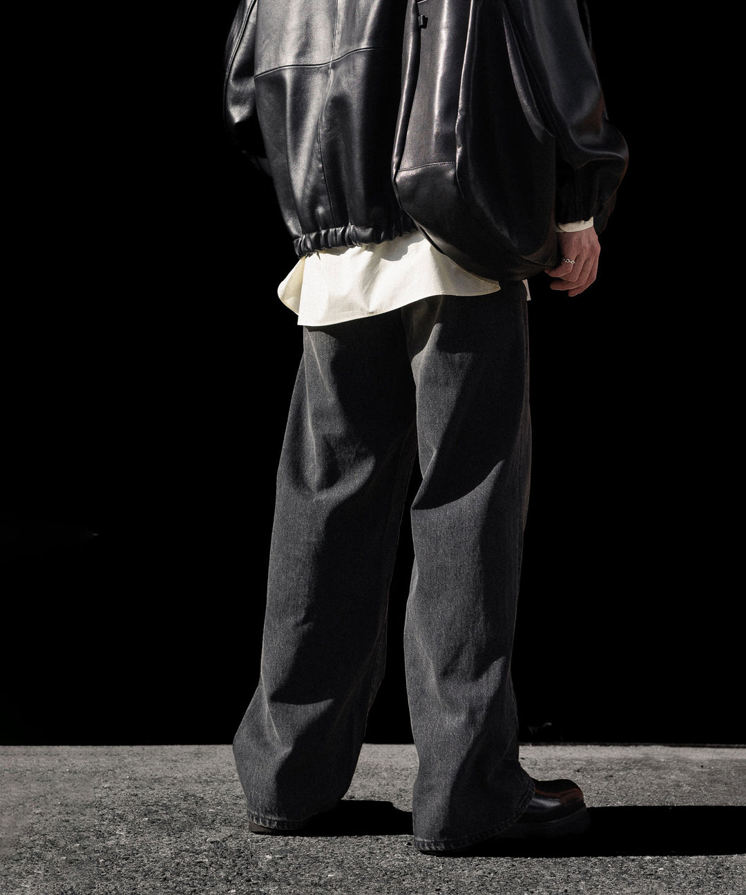 ssstein(シュタイン)のWIDE DENIM JEANS - BLACKの公式通販サイトsession福岡セレクトショップ