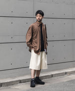 画像をギャラリービューアに読み込む, ssstein(シュタイン)のDOUBLE WEAVE COTTON SHORTS - CREAMの公式通販サイトsession福岡セレクトショップ
