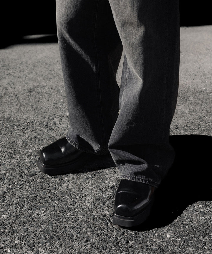 ssstein(シュタイン)のWIDE DENIM JEANS - BLACKの公式通販サイトsession福岡セレクトショップ
