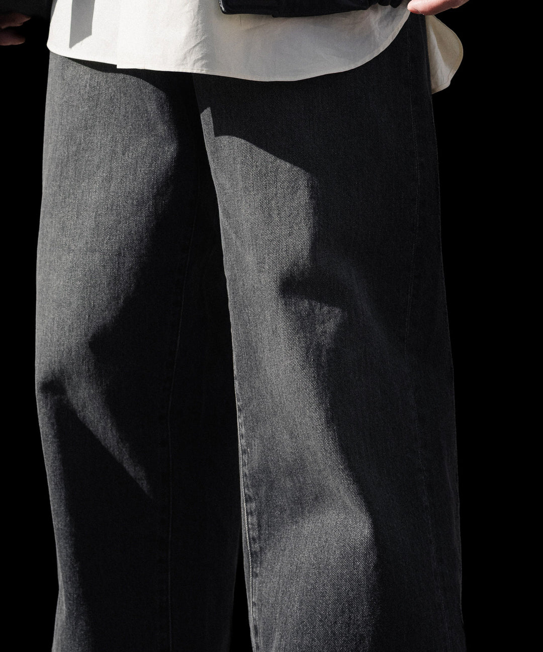 ssstein(シュタイン)のWIDE DENIM JEANS - BLACKの公式通販サイトsession福岡セレクトショップ