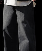 画像をギャラリービューアに読み込む, ssstein(シュタイン)のWIDE DENIM JEANS - BLACKの公式通販サイトsession福岡セレクトショップ
