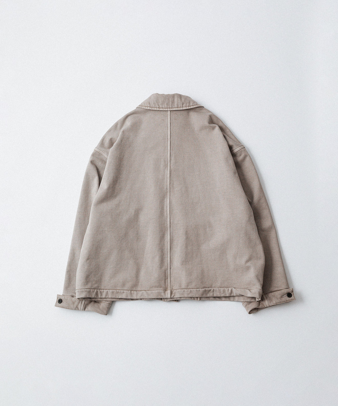 KANEMASA PHIL. カネマサフフィル36G FINE SWEAT WORK JACKETのBEIGE KHAKI PIGMENT公式通販サイトsession福岡セレクトショップ