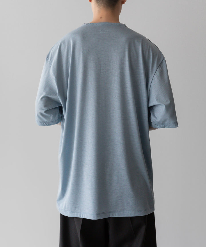 【KANEMASA PHIL.】カネマサフィル 36G WOOL SILKY TEEのBLUE GRAYの公式通販サイトsession福岡セレクトショップ