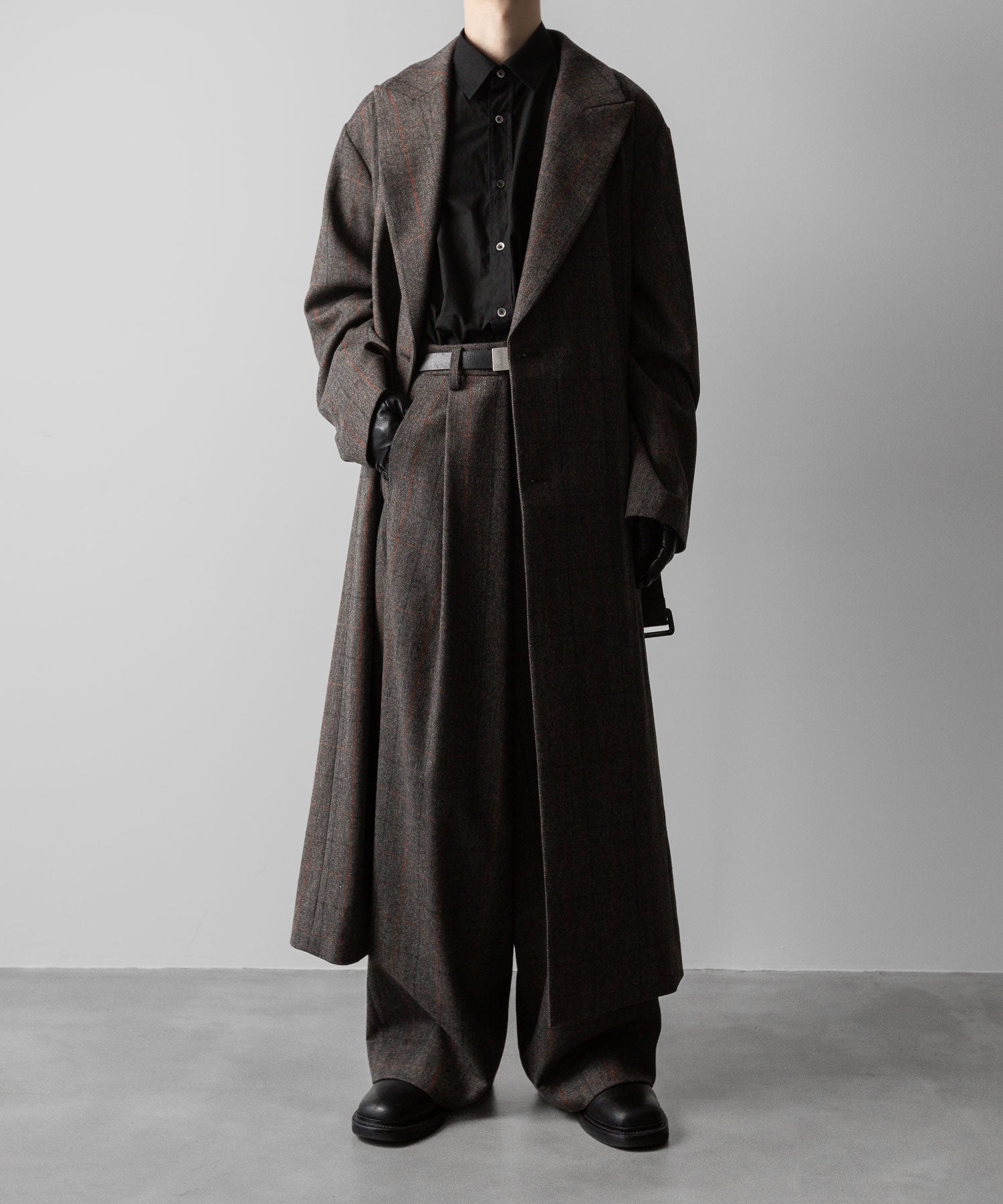 ssstein(シュタイン)の24AWコレクション OVERTUCKED EXTRA WIDE TROUSERS - GLEN CHECK 公式通販サイトsession福岡セレクトショップ