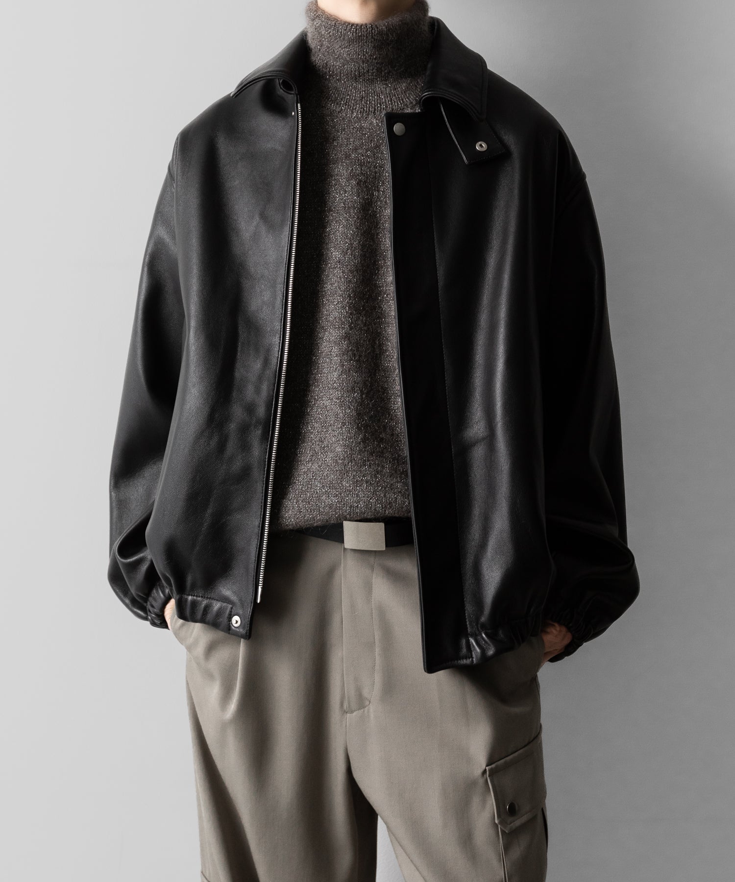 ssstein(シュタイン)のLEATHER ZIP SHORT JACKET - DARK BROWNの公式通販サイトsession福岡セレクトショップ