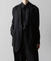 【ANTHEM A】BROKEN FLANNEL 2B JACKET - BLACK