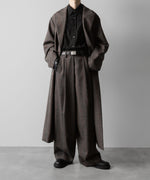 画像をギャラリービューアに読み込む, ssstein(シュタイン)の24AWコレクション OVERSIZED MAXI-LENGTH PEAKED LAPEL COAT - GLEN CHECK 公式通販サイトsession福岡セレクトショップ
