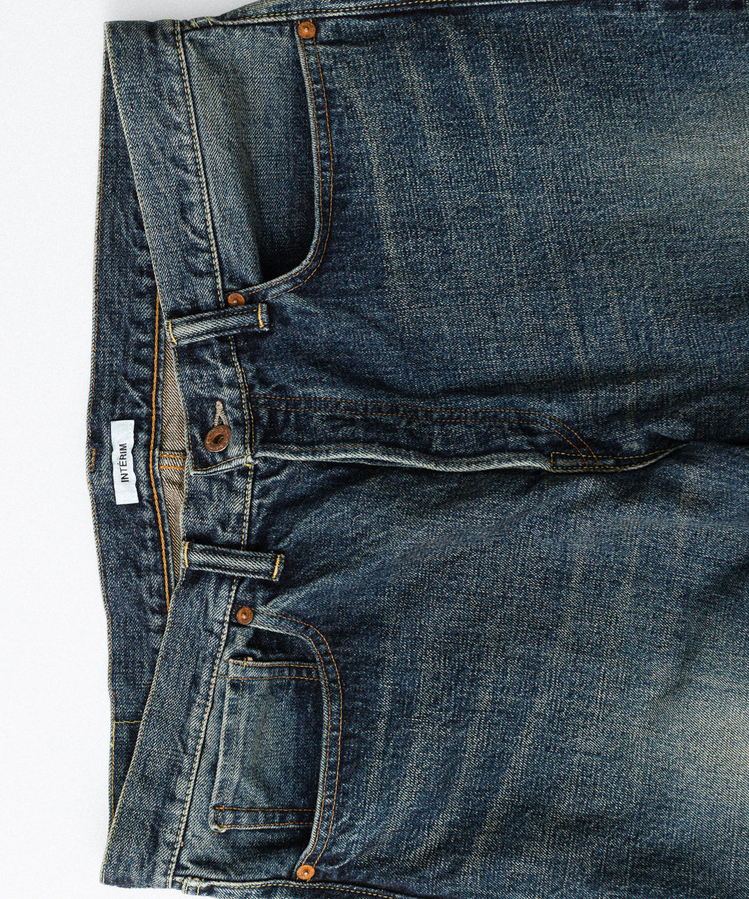 【INTÉRIM】CLASSIC HEAVY KIBATA SHUTTLE HYPER BIG WWII 1943 DENIM JEANS - C.NAVY