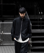 画像をギャラリービューアに読み込む, KANEMASA PHIL. カネマサフィルの36G NEEDLE PUNCH PIPING BLOUSONのBLACKの公式通販サイトsession福岡セレクトショップ
