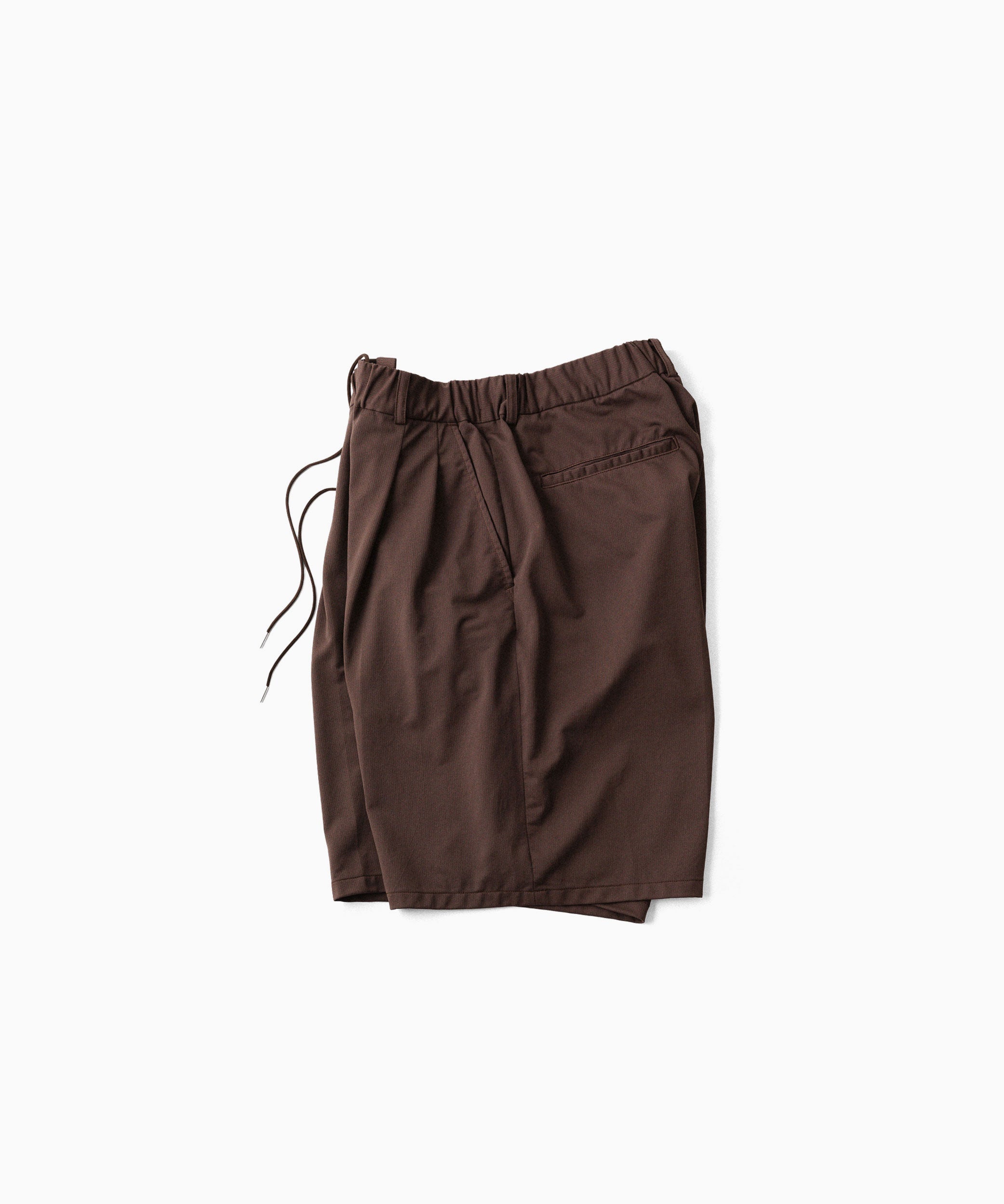 KANEMASA PHIL.】36G NYLON TUCK EASY SHORTS - BROWN DYE | 公式通販
