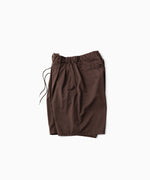 画像をギャラリービューアに読み込む, KANEMASA PHIL. カネマサフィルの36G NYLON TUCK EASY SHORTSのBROWN DYE 公式通販サイトsession福岡セレクトショップ

