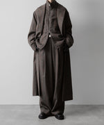 画像をギャラリービューアに読み込む, ssstein(シュタイン)の24AWコレクション OVERSIZED MAXI-LENGTH PEAKED LAPEL COAT - GLEN CHECK 公式通販サイトsession福岡セレクトショップ
