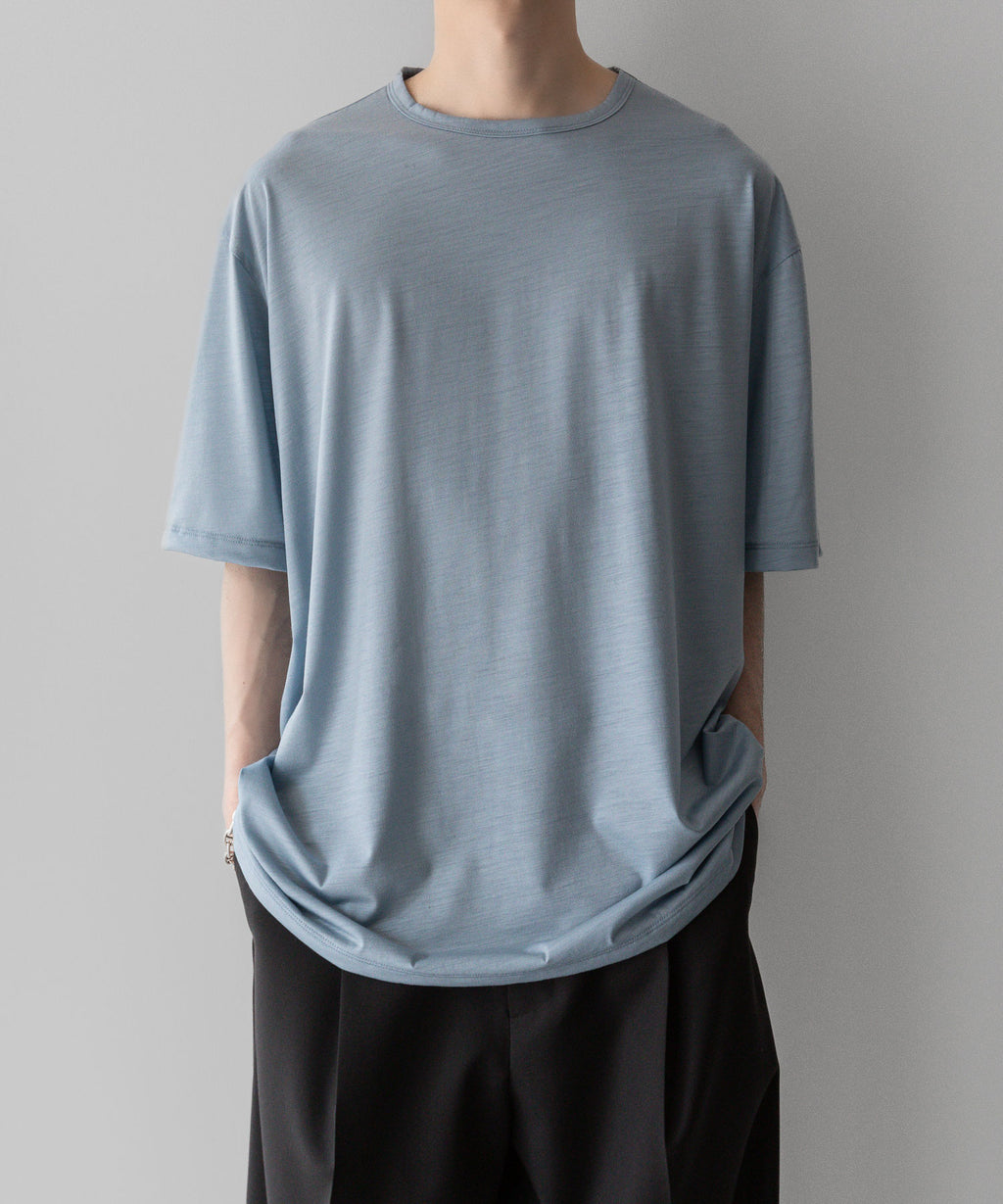 【KANEMASA PHIL.】カネマサフィル 36G WOOL SILKY TEEのBLUE GRAYの公式通販サイトsession福岡セレクトショップ