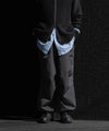 【ssstein】NYLON TWILL CARGO EASY TROUSERS - CHARCOAL