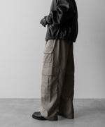 画像をギャラリービューアに読み込む, ssstein(シュタイン)のCARGO POCKET WIDE EASY TROUSERS - TAUPE BEIGEの公式通販サイトsession福岡セレクトショップ
