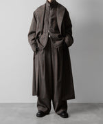 画像をギャラリービューアに読み込む, ssstein(シュタイン)の24AWコレクション OVERSIZED MAXI-LENGTH PEAKED LAPEL COAT - GLEN CHECK 公式通販サイトsession福岡セレクトショップ
