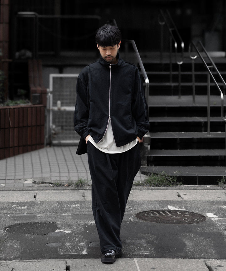 KANEMASA PHIL. カネマサフィル 36G NEEDLE PUNCH WIDE SLACKSのBLACK 公式通販サイトsession福岡セレクトショップ