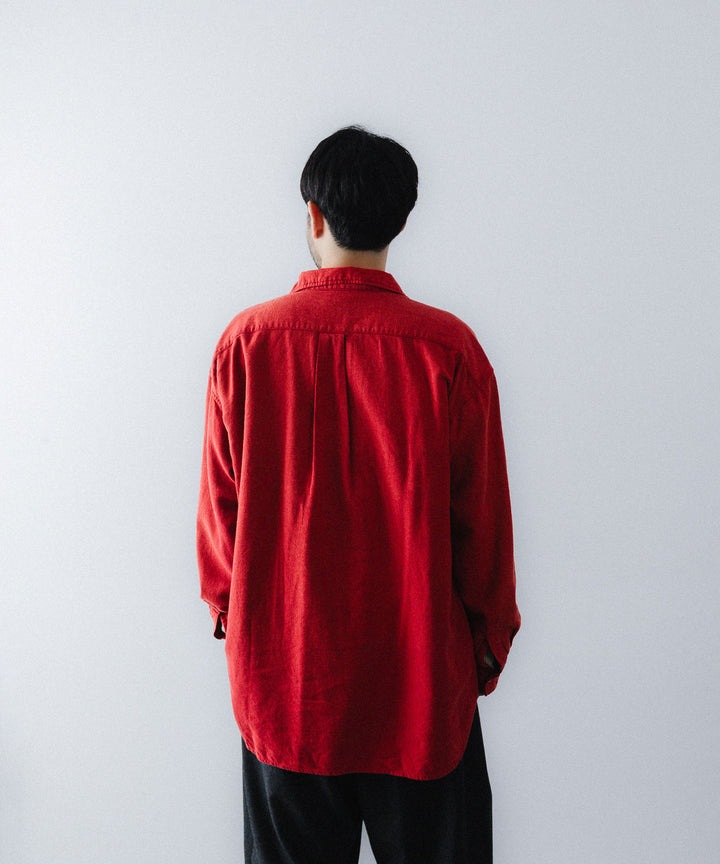 concause-コンコースのSKIPPER SHIRT(SOLID)のRED公式通販サイトsession福岡セレクトショップ