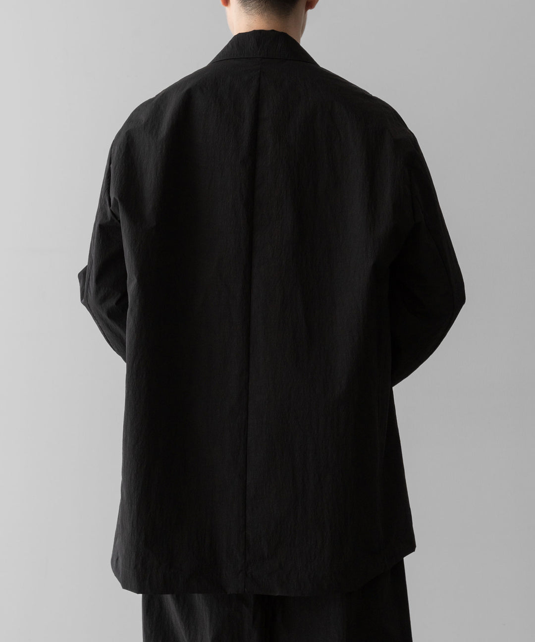 ssstein(シュタイン)の WINDPROOF NYLON SINGLE BREASTED JACKET - BLACKの公式通販サイトsession福岡セレクトショップ
